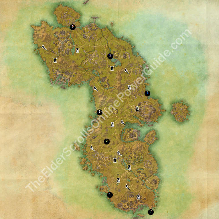 Stonefalls Map - The Elder Scrolls Online (ESO)