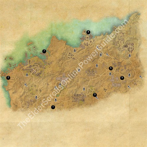 Alikr Desert Treasure Map Locations