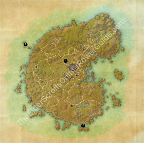 Betnikh Treasure Map Locations