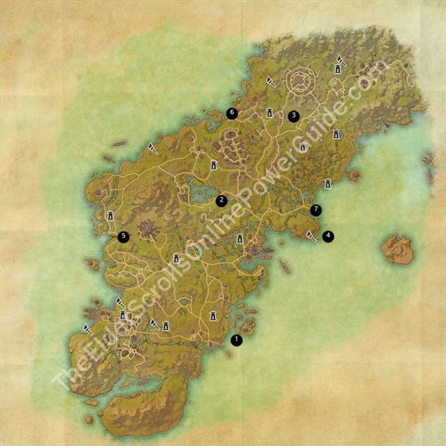 Glenumbra Treasure Map Locations