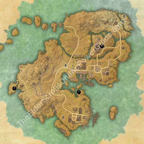 Stros Mkai Treasure Map Locations